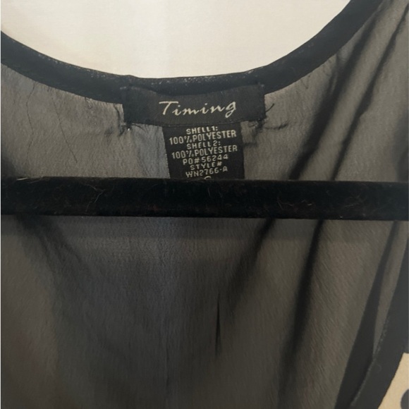 Leopard Print Womens Sheer Tank Top - Picture 2 of 8